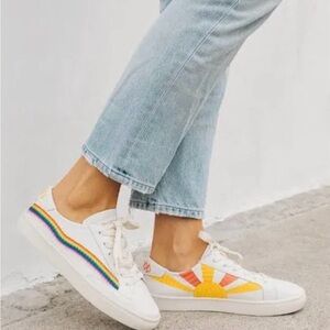 Soludos White Espadrille Sneakers